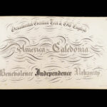 Becker’s Ornamental Penmanship – George J. Becker – 1854 | 33 Engraved Plates
