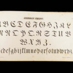 Becker’s Ornamental Penmanship – George J. Becker – 1854 | 33 Engraved Plates