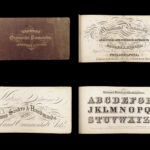 Becker’s Ornamental Penmanship – George J. Becker – 1854 | 33 Engraved Plates