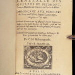 Histoire des Guerres de Piedmont – François de Boivin – 1630 | Italian War of 1551-59