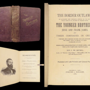 The Border Outlaws – James W. Buel – 1882 | 48 Engravings, Train Robbers!