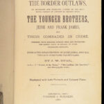 The Border Outlaws – James W. Buel – 1882 | 48 Engravings, Train Robbers!