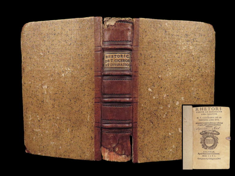 Image of Rhetoricorvm ad Herennivm – 1562 | De Diviniatione – Cicero, Philosophy | 2 in 1
