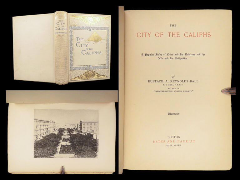 Image of The City of the Caliphs – Reynolds-Ball – 1897 | Ancient Egypt | Illustrated Decorative Binding