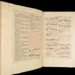 Pontificale Romanvm – Catholic Church – 1627 | Plantin Antwerp Folio, Morocco