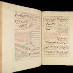 Pontificale Romanvm – Catholic Church – 1627 | Plantin Antwerp Folio, Morocco