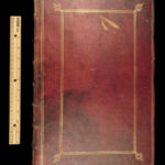 Pontificale Romanvm – Catholic Church – 1627 | Plantin Antwerp Folio, Morocco