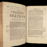 The Second Part of the Institutes – Edward Coke – 1681 | Magna Charta, Statutes of Westminster