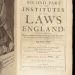 The Second Part of the Institutes – Edward Coke – 1681 | Magna Charta, Statutes of Westminster