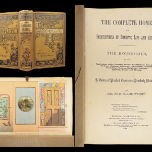 The Complete Home – Julia McNair Wright – 1884 | Illustrated Domestic Manual in Gilt Publisher’s Cloth