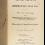 The Complete Home – Julia McNair Wright – 1884 | Illustrated Domestic Manual in Gilt Publisher’s Cloth