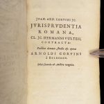 Jurisprudentia Romana – Arnoldus Corvinus – 1658 | Elzevir Printing of Roman Law