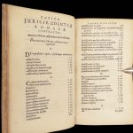 Jurisprudentia Romana – Arnoldus Corvinus – 1658 | Elzevir Printing of Roman Law