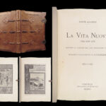 La Vita Nuova – Dante Alighieri – 1906 | Illustrated | Unique Tooled Leather