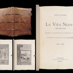 La Vita Nuova – Dante Alighieri – 1906 | Illustrated | Unique Tooled Leather