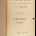 The Origin of Species – Charles Darwin – 1898 | 2vol English edition
