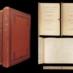 The Origin of Species – Charles Darwin – 1898 | 2vol English edition