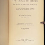 The Origin of Species – Charles Darwin – 1898 | 2vol English edition