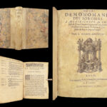De la démonomanie des sorciers – Jean Bodin – 1582 | Pact Witchcraft Treatise