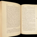 1851 Diary & Correspondence of Samuel Pepys | Beautiful Moroccan Leather 5v SET