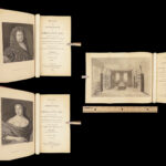 1851 Diary & Correspondence of Samuel Pepys | Beautiful Moroccan Leather 5v SET