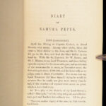 1851 Diary & Correspondence of Samuel Pepys | Beautiful Moroccan Leather 5v SET