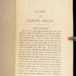1851 Diary & Correspondence of Samuel Pepys | Beautiful Moroccan Leather 5v SET