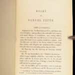 1851 Diary & Correspondence of Samuel Pepys | Beautiful Moroccan Leather 5v SET