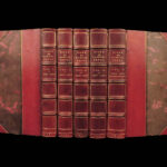 1851 Diary & Correspondence of Samuel Pepys | Beautiful Moroccan Leather 5v SET