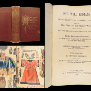 Our Wild Indians – Richard Irving Dodge – 1890 | Chromolithographs, Terra Cotta Cloth