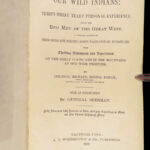 Our Wild Indians – Richard Irving Dodge – 1890 | Chromolithographs, Terra Cotta Cloth