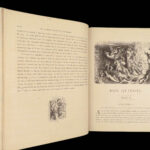 The History of Don Quixote – Miguel de Cervantes – 1870 | Doré Plates, Leather