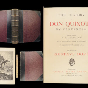 The History of Don Quixote – Miguel de Cervantes – 1870 | Doré Plates, Leather