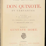 The History of Don Quixote – Miguel de Cervantes – 1870 | Doré Plates, Leather