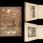 1887 Egypt by Georg Ebers, 1st ed | Illustrated Egyptian Culture – Huge 2v Set