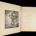 Egypt: Descriptive, Historical and Picturesque – Ebers – 1887 | 1st English Edition, Heavily Illustrated