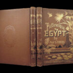 1887 Egypt by Georg Ebers, 1st ed | Illustrated Egyptian Culture – Huge 2v Set