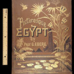1887 Egypt by Georg Ebers, 1st ed | Illustrated Egyptian Culture – Huge 2v Set