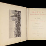 Egypt: Descriptive, Historical and Picturesque – Ebers – 1887 | 1st English Edition, Heavily Illustrated