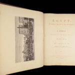 1887 Egypt by Georg Ebers, 1st ed | Illustrated Egyptian Culture – Huge 2v Set