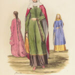 1842 Civil Costumes of England | King John, William & Mary Color Illustrated