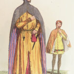 1842 Civil Costumes of England | King John, William & Mary Color Illustrated