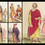 1842 Civil Costumes of England | King John, William & Mary Color Illustrated