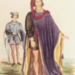 1842 Civil Costumes of England | King John, William & Mary Color Illustrated