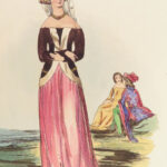 1842 Civil Costumes of England | King John, William & Mary Color Illustrated