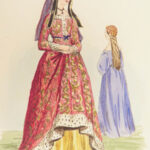 1842 Civil Costumes of England | King John, William & Mary Color Illustrated
