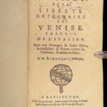 Examen de la liberté originaire de Venise – Amelot de La Houssaye – 1677 | False Imprint, Political Censorship