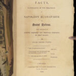Facts on Napoleon at Saint Helena – Hook – 1819 | First Edition, Fine Binding