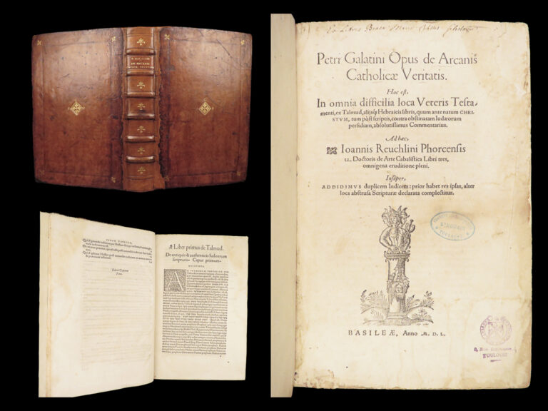 Image of Opus de Arcanis – Pietro Galatino – 1550 | Latin Hebrew Christian Kabbalist
