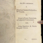 Dialogi de Repub. Venetorum – Giannotti – 1631 | Elzevir Printing, Engravings